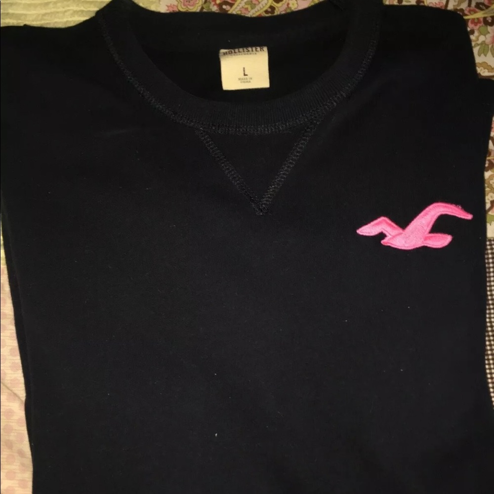 3 shirts Hollister & A&F 100%cotton tees size L/s
